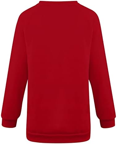 Dumperi za žene za žene za žene Žene dugih rukava ispisano pulover TOP TUNIC Dukserica