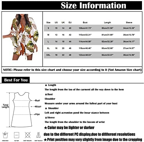 Ekoush Proljeće Geometrijski V izrez Mini midi haljine Corset Tipke za vezanje prema dolje kaftane rukave elastične haljine