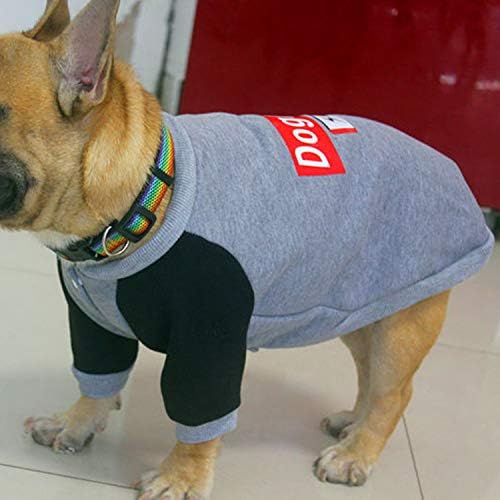 Zunea pulover pasa za džemper za pse za francuske buldog štenad pamučne podstavljene špenat jakne Topla dukseva hladno vrijeme kukce