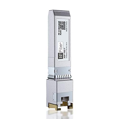 10GB SFP+ RJ45 primopredajnik, 10GBase-T SFP+ Ethernet modul podrška 10g/5G/2.5 G/1.25 g, kompatibilan sa Cisco SFP-10g-T-S, Ubiquiti