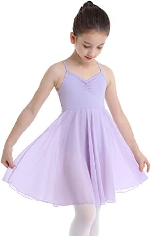 IEFIEL Girls Kids Camisole Ballet haljina Ballerina Empire Struk Leotard Skater Dance Kostim