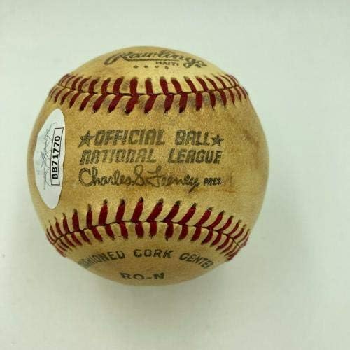 George Kelly Single potpisan bejzbol rijetka Ballypoint Signature sala slave JSA - autogramirani bejzbol
