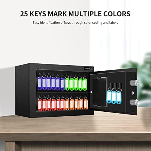 JUGREAT 25 ključevi zidni sef za ormarić sa senzorskim svjetlom, elektronski sef za ključeve,kutija za skladištenje bez ključa bez