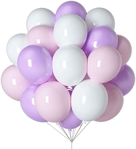 Pastel Purple Pink baloni Kit, 94kom ljubičaste i roze baloni luk Kit za rođendan dekoracije Baby tuš Djevojke Rođendanska zabava