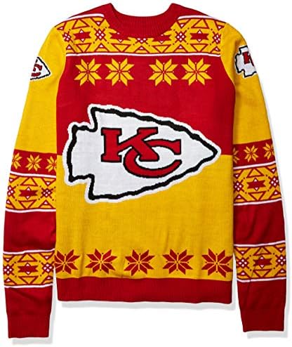 FOCO NFL Klew veliki logo ružan džemper