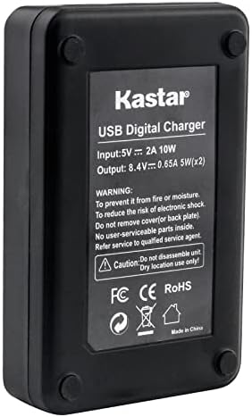 Kastar 4-Pack NP-F570 i LED2 USB punjač kompatibilan sa HDR-FX1 HDR-FX1000 HDR-FX1000E HDR-FX7 HDR-FX7E HVV-FX1 HVV-Z1 HVL-20DW HVL-20DW2