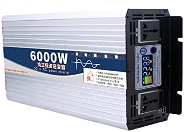 6000W / 8000W čisti sinusni Inverter snage 12V / 24V/48V/60V DC do 220V AC adapter za automobilski adapter za utičnicu Multi-zaštita