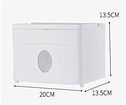 SCDZS multifunkcionalna vodootporna tkiva - plastični toaletni držač za papir kupaonica vodootporna zidna kutija za tkivo