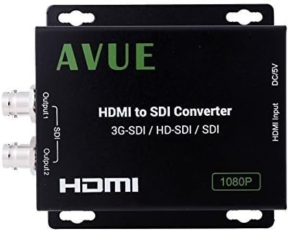 Avue HDMI do SDI pretvarača podržava 1080p 1080i 720p 576i 480i dva SDI izlaza, emitiranja