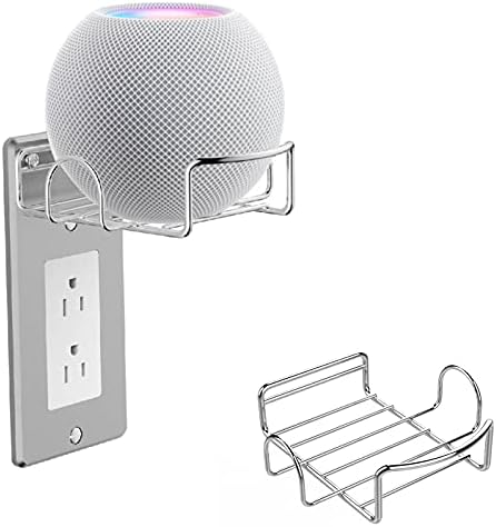 Zidni izlazni metalni držač od nehrđajućeg čelika za eho uređaje, mobitel, iPad, zvučnik, nosač stalak za montiranje savršeno za kupatilo,