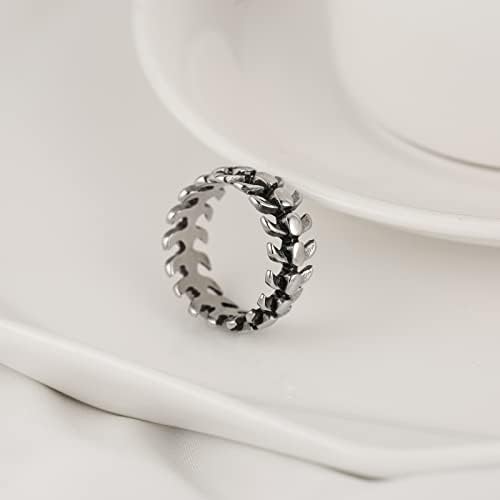 Hzman prsten za muške stonoge, gotički nakit od nerđajućeg čelika veličine 7-12