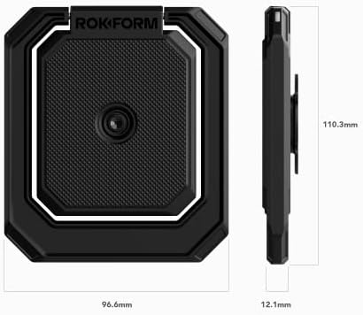 Rokform - iPad držač za noge, podesiv za Portretni i pejzažni režim, savija se ravno, služi kao ručka, kompatibilan sa robusnim iPad