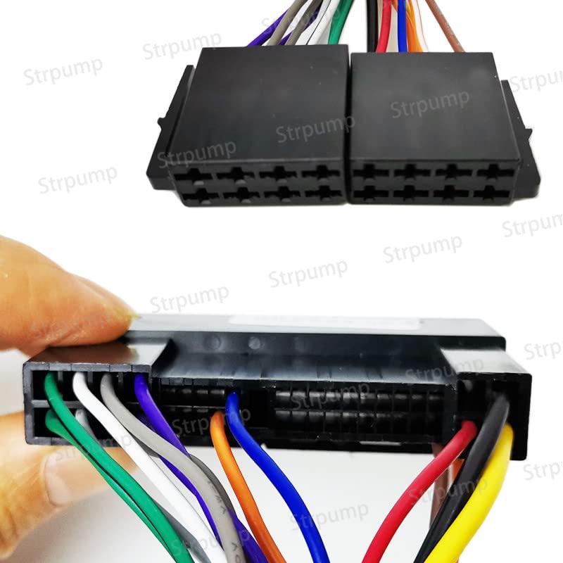 Strpump ISO auto-stereo napajanje kablovskim kabelskim žicom kompatibilan je za kompatibilan za Hyundai Accent Sonata Tucson Sonata