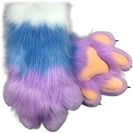 Maskota za maskotu maskota Long furis Fox mačji pas vuk djelomično odijelo Furry Cosplay fursurit kandže