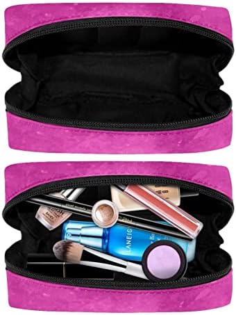 UNITESY TOGUP TORBI, ružičasti akvarel za valentine Dan Valentines Kozmetika Torba za prijenosni tote Travel Travel Case Organizer