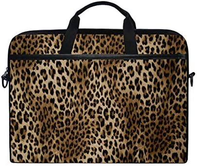 Vintage Animal Leopard Ispis 13 13.3 14 inča Laptop rame Messenger torbica Case rukava s rukavima s kaišem za ručke za muškarce Žene