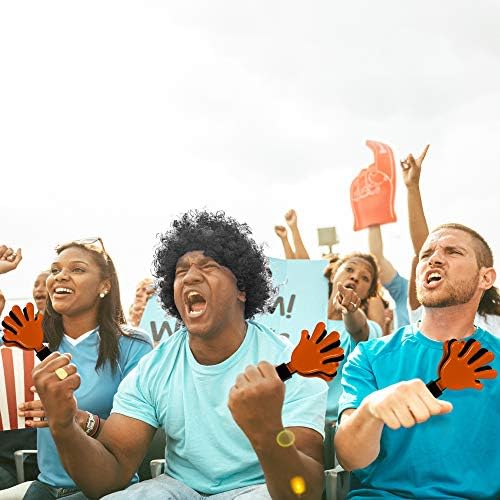 Vjetrovitosti novosti - 12 pakovanja - narančasta / crna rukavaca za ruke | Za zabavu Favorice Mardi Gras St. Patrick-ove fudbalske