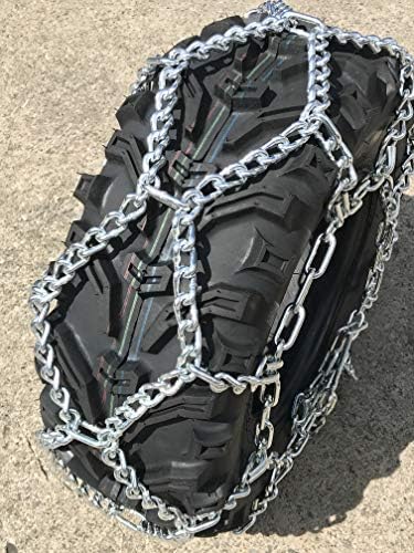 Tirechain.com Yamaha YFM450FHP Grizzly 4x4 EPS 25x10-12 Stražnji nije utečen dijamantski lanci na atv gumama