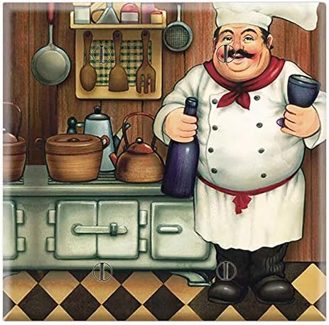 Grafičke prezentacije - Bon Appetit Chef u kuhinji - Pojedinačni preklopni poklopac zidne ploče