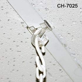Clip Strip Clear Plastic J stil kuka | Zglobovi za pad stropne šine Model CH-7025