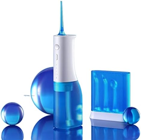 Jkyyds zubni konac - 7 brzina 3 prijenosni oralni irigator punjivi vodootporni čistač usta zubi izbjeljivanje zuba 360 ° rotacija