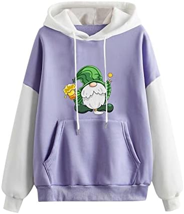 Oplxuo slatka estetska djetetska dukserica za teen djevojke kawaii crtani grafički kapuljač ženski preferirani modni pulover džemperi