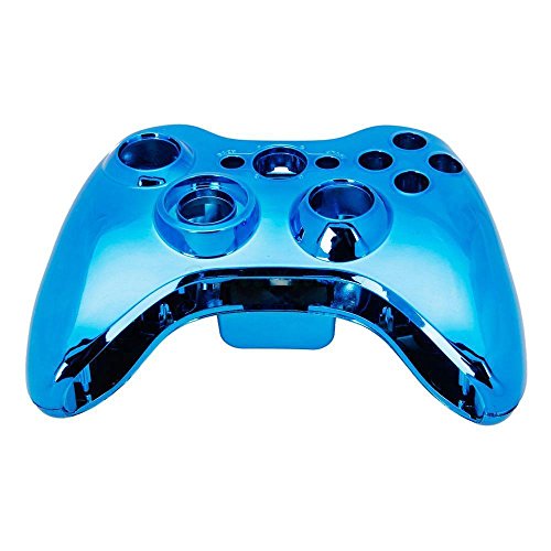 Popularni kroming plavi poklopac kućišta + tipke za Xbox 360 kontroler