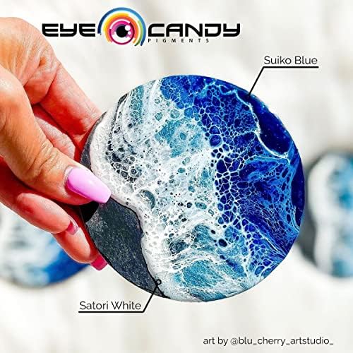 Candy Bijela smola pigment zalijepi Satori bijeli | Kreirajte ćelije i laciranje | Epoxy, Resin Art Paste | Vrlo pigmentiran