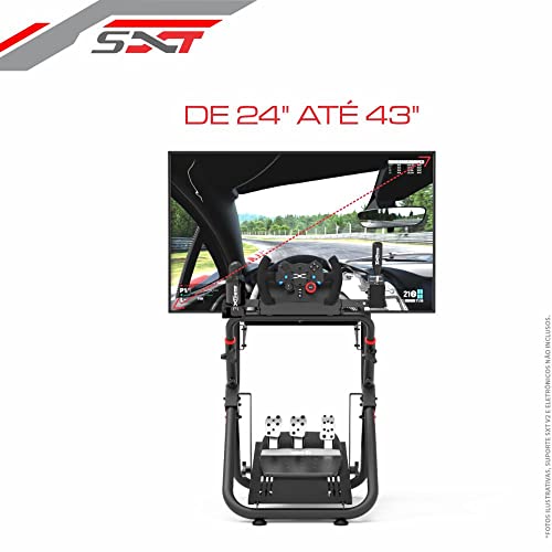 Extreme sim Racing Tv Stand Add-on Upgrade for wheel Stand SXT V2-odgovara samo SXT V2-pogodan za TV veličine do 50