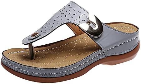 Papuče za žene Ljetni modni luk podrška Flip flops Ortotički jastuk Sandal podesivi vanjski krojevi
