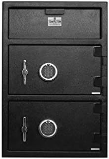 Templeton Standard Depository Drop Safe & Lock Box, elektronska višekorisnička tastatura kombinovana brava sa rezervnim ključem, Anti
