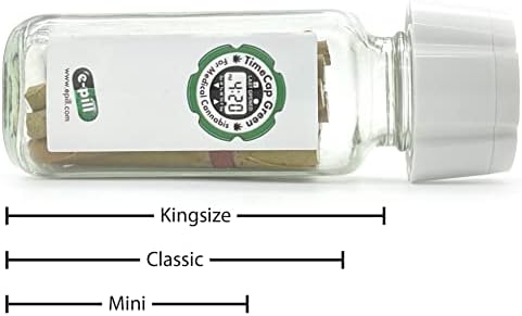 e-pilula TimeCap zelena posljednja otvorena vremenska oznaka - bočica za praćenje medicinskih doza