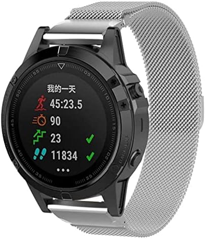 Serdas magnetski remen za Garmin Fenix ​​7x 3 HR 5x 6x 6 Pro 5 Plus metalni milanski sat 20/22 / 26mm za Forerunner 935 945 Brzi igle