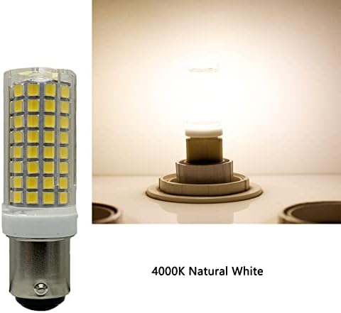 Lxcom rasvjeta 10W BA15D LED kukuruzna sijalica sa mogućnošću zatamnjivanja dvostruki kontakt bajoneta baza 4000k prirodno Bijela