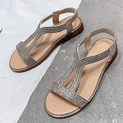 Sandale Žene Dressy ljetni modni remen gusti klinovi sandale casual slobodno vrijeme prozračne cipele Ženske na otvorenom na otvorenom