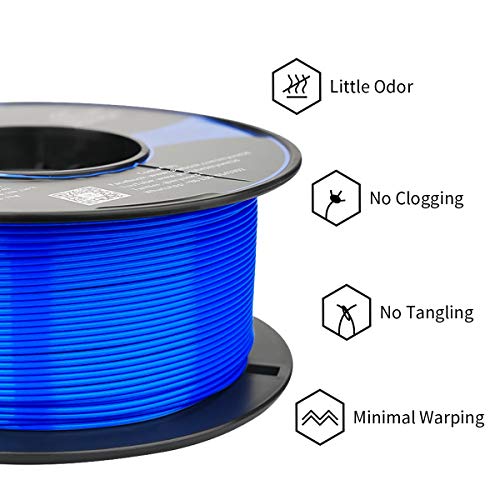 Eryone Plas Plus Filament 1,75mm PLA + 3D štampač +/- 0,03 mm, 1kg / kalem, plava