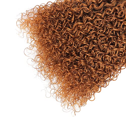 Boja 30 Kinky Curly Wave snopovi ljudska kosa Brown Curly Wave snopovi 26 28 30 inčni Remy Hair neobrađena brazilska Djevica 8a