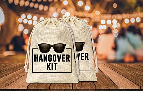 ZEDEV Hangover Recovery Kit torbe, regrette Nothing Bachelorette Hangover Kit torbe mamurluk Kit zalihe za svadbeni tuš, vjenčanje,
