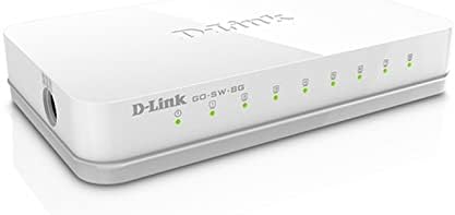 D-Link des-1005D / B 5-portski brzi Ethernet Nenanegeni plastični radnotop prekidač - verzija u Velikoj Britaniji