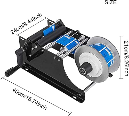 CRADZZA ručna mašina za okruglo etiketiranje flaša, podesiva mašina za etiketiranje flaša, poluautomatski aplikator za etiketiranje,