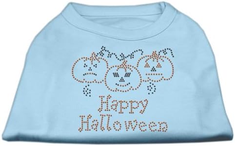 Mirage PET proizvodi 16-inčni Happy Halloween Rhinestone košulje za kućne ljubimce, X-Large, Baby Blue