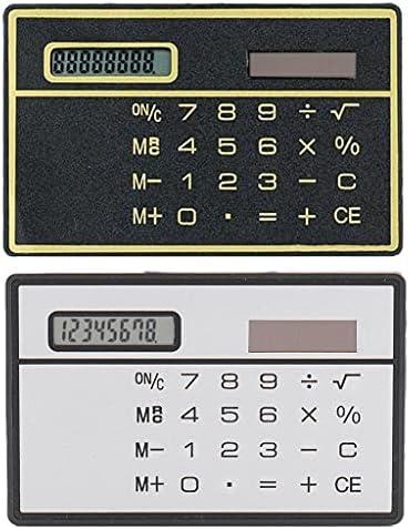 Cujux 8-znamenkasti kalkulator solarnog solarnog napajanja s dizajnom kreditne kartice osjetljiv na dodir prijenosni mini kalkulator