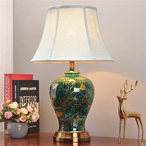 Debeli američki stil Vintage Cosy Romantic Majestic Light keramička stolna lampica Spavaća soba Light Lamper Lamp