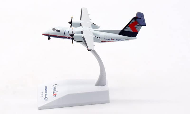 Jc Wings kanadske regionalne aviokompanije BOMBARDIER DASH8 Q100 C-GAAM 1/200 Diecast avion unaprijed izgrađen Model