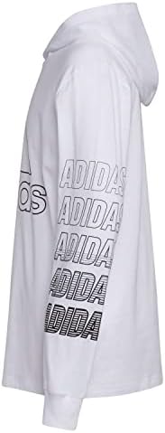 Majica s dugim rukavima Adidas Boys, majica s kapuljačom