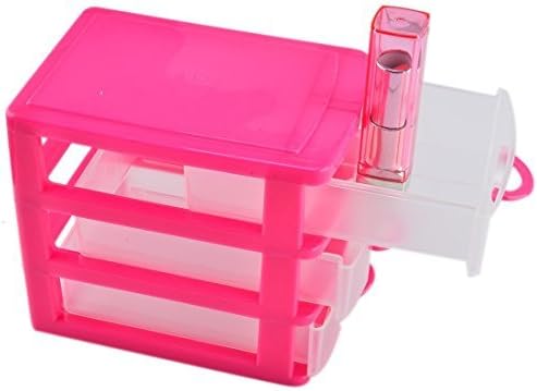 haoun 3-slojna Mini Desktop kutija za ladicu za organizatore-Pink