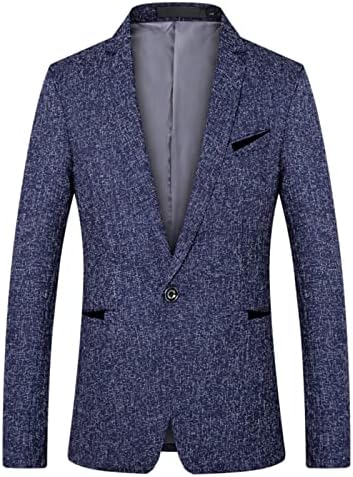 Muški klasični tweed odijelo za jaknu Provjerite prilagođene fit blazer muške casual redovitih fit blazers tux odijelo party haljina