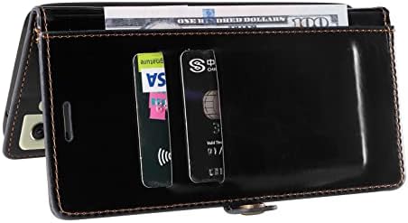 Yagelang torbica za novčanik za Samsung Galaxy S22 Ultra, Premium PU kožna preklopna futrola sa držačem kartice stalak za noge Magnetic