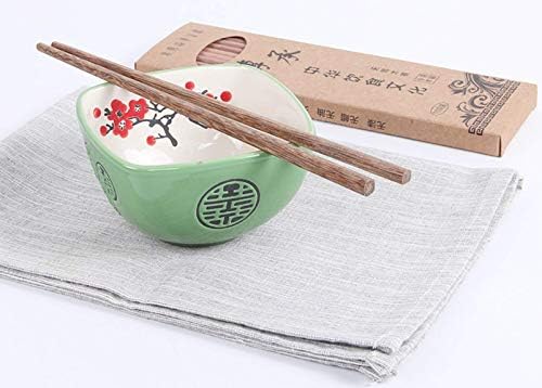 10 pari Kineski ebanovina Wenge drveni organski set štapića za jelo - prirodniJi Chi Mu za višekratnu upotrebu-za svakodnevnu upotrebu,
