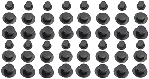 Toyvian Crni dekor Crni dekor Crne lutke za bebe 2kom Mini Crni mini crni šeširi DIY snjegović šešir snjegović šešir za zanate šeširi